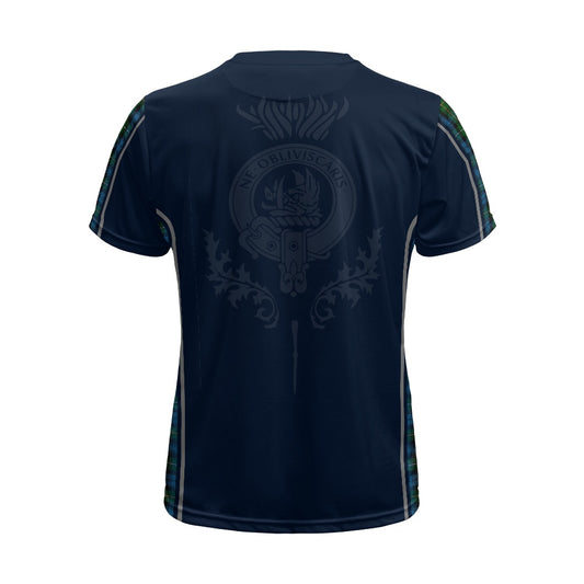 Clan Campbell Crest & Argyll Tartan Football Shirt