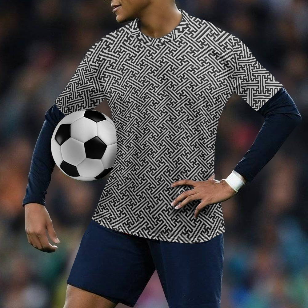 Japanese Wagara - Black Sayagata - Football Shirt
