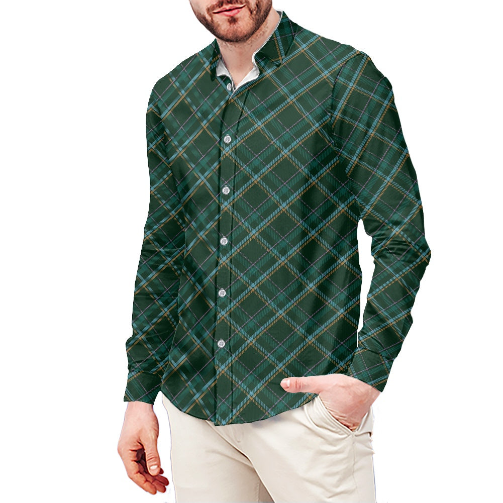 HW Tartan Men's long-sleeved shirt