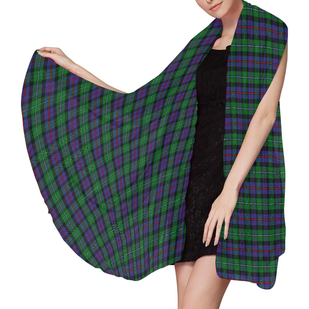 Clan Campbell of Cawdor Tartan Chiffon Scarf