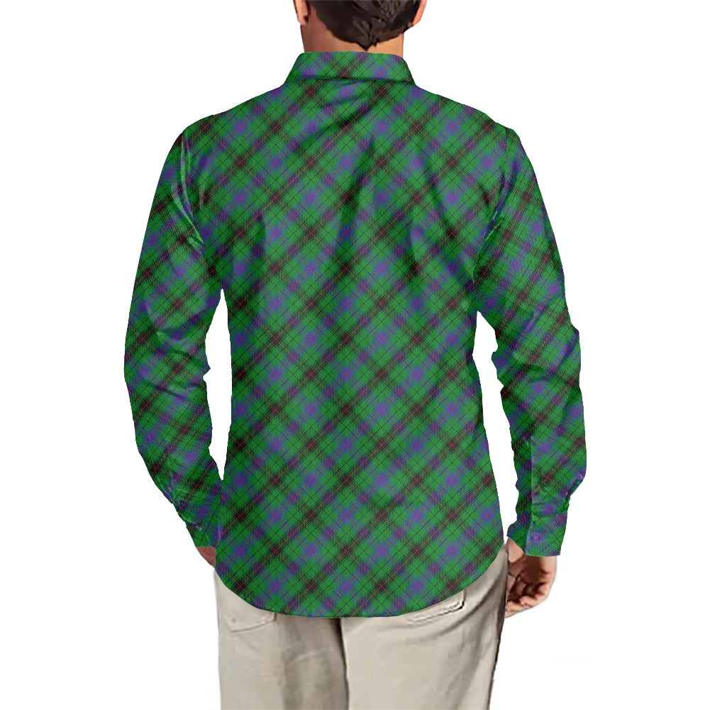 Clan Davidson Tartan long-sleeved shirt