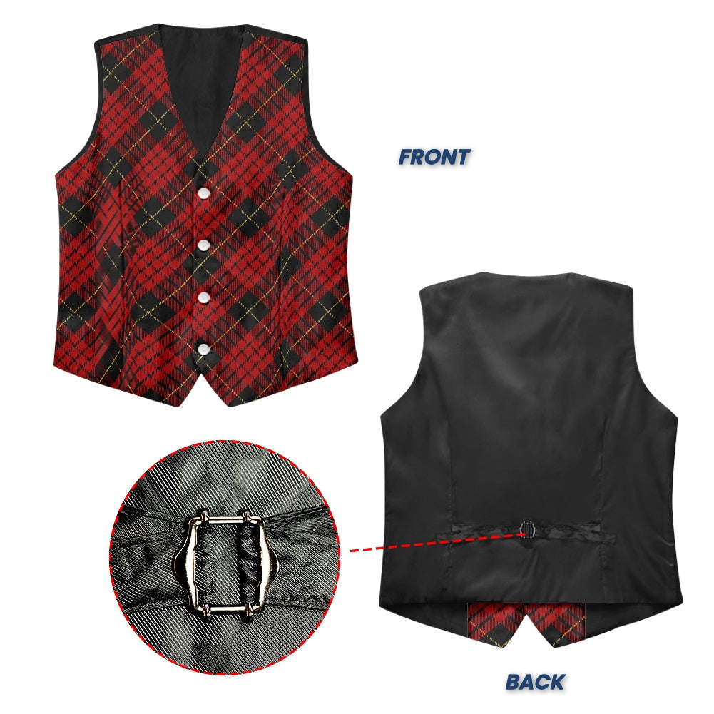 Clan MacQueen Tartan Waistcoat
