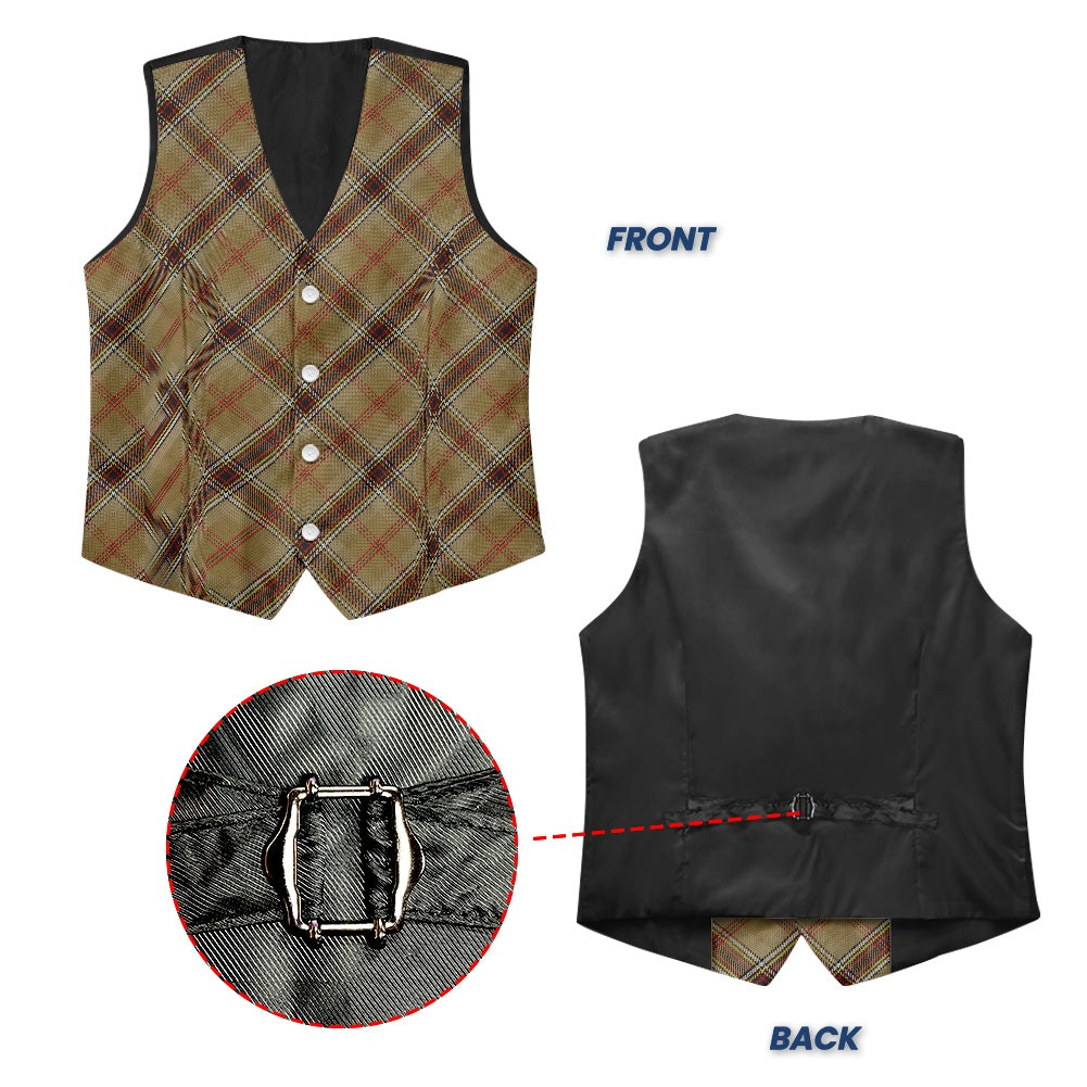 Irish - O'Keeffe Tartan Suit vest jacket