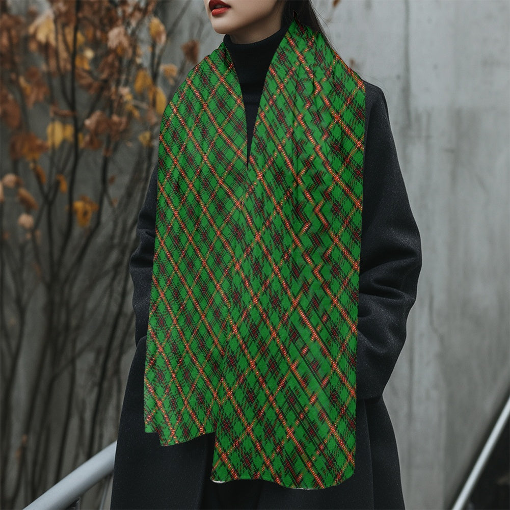 Clan Anstruther Tartan Fluffy scarf