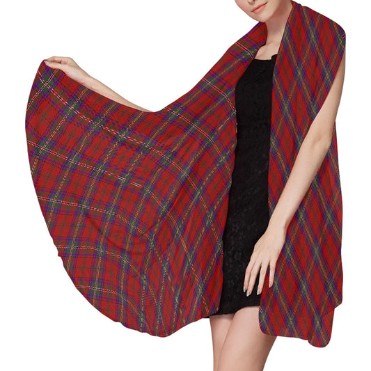Clan MacClure Tartan Bias Chiffon Scarf
