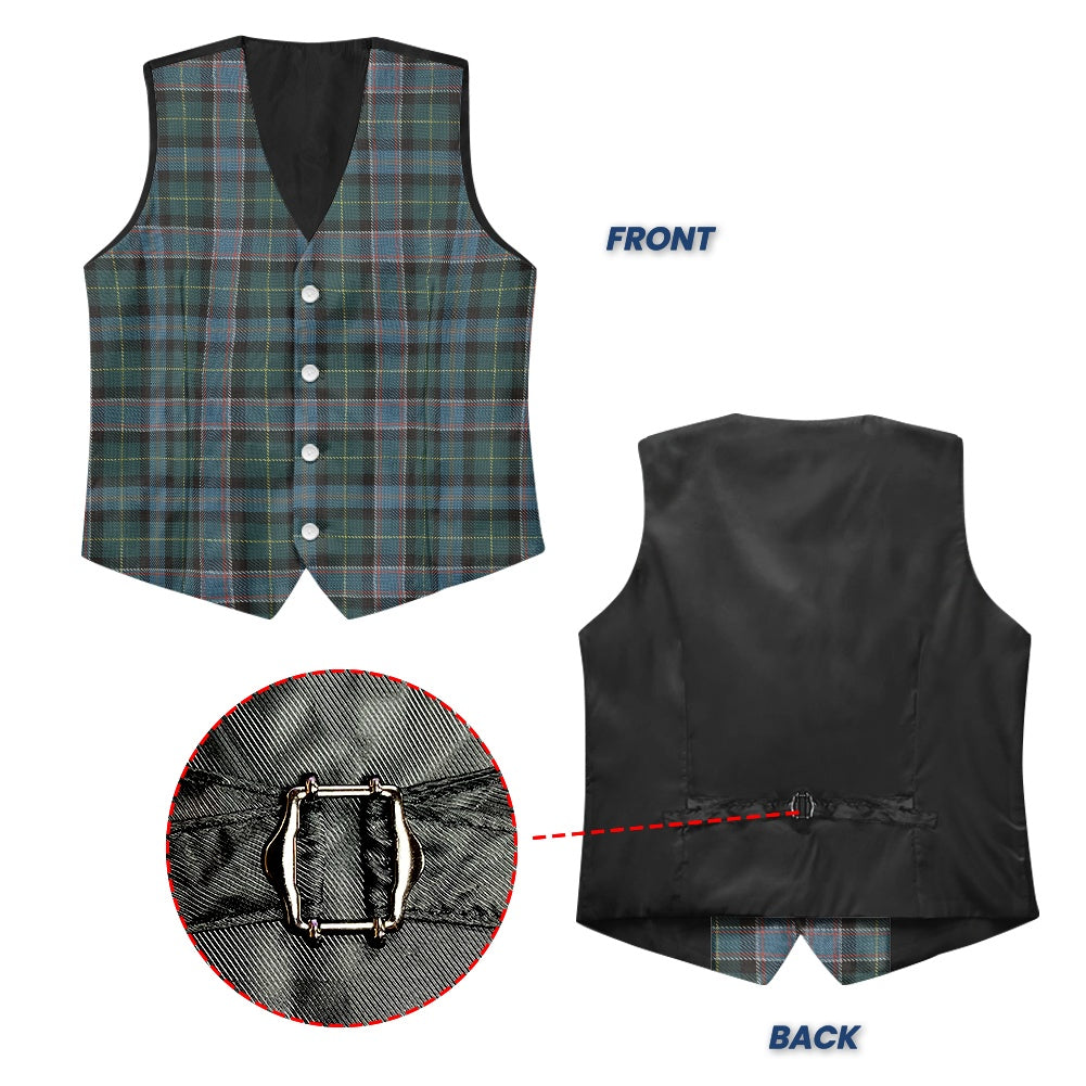 US State - Wisconsin Tartan Suit vest jacket