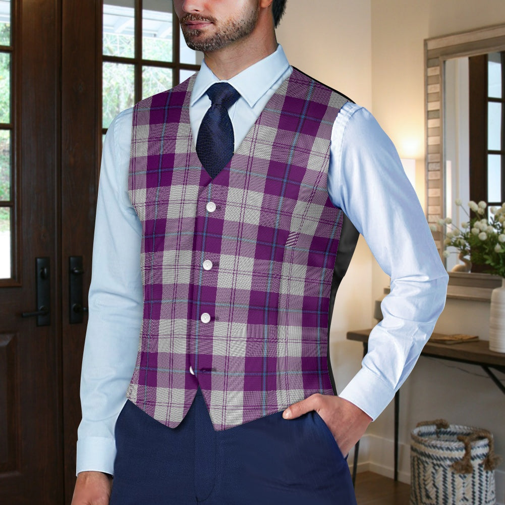 Clan Cunningham Dress Purple Tartan Suit vest jacket