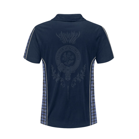 Flower of Scotland with Clark Tartan Polo