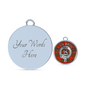 Clan Bruce Crest & Tartan Bangle