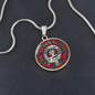 Clan Donnachaidh Crest & Tartan Pendant Necklace