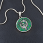 Clan Kennedy Crest & Tartan Pendant Necklace