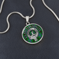 Clan Davidson Crest & Tartan Necklace