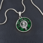 Clan Graham Crest & Tartan Pendant Necklace