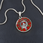 Clan Morrison Crest & Tartan Pendant Necklace