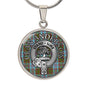 Clan Anderson Crest & Tartan Pendant Necklace