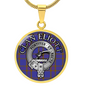 Clan Eliott Crest & Tartan Pendant Necklace