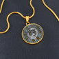 Clan Anderson Crest & Tartan Pendant Necklace