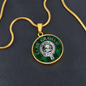 Clan Graham Crest & Tartan Pendant Necklace
