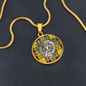 Clan MacLeod Crest & Tartan Pendant Necklace