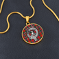 Clan MacNeacail Crest & Tartan Pendant Necklace
