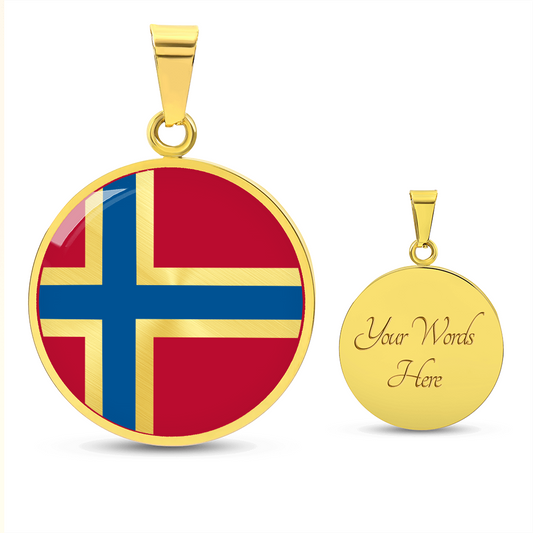 Orkney Flag Necklace