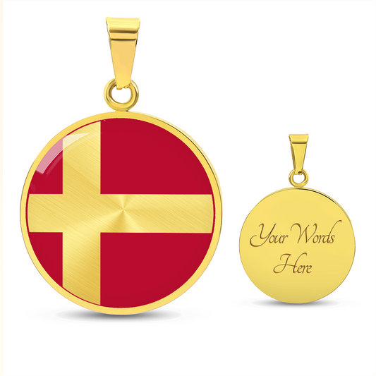 Finland Swede Flag Necklace