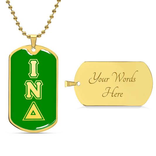 ΙΝΔ - Iota Nu Delta - Dog Tag B