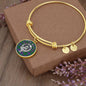 Clan Wood Crest & Tartan Bangle