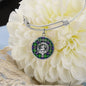 Clan Farquharson Crest & Tartan Bangle