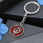 Clan Brodie Crest & Tartan Pendant Keychain