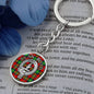 Clan Boyd Crest & Tartan Pendant Keychain