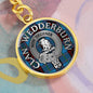 Clan Wedderburn Crest & Tartan Pendant Keychain