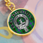 Clan Davidson Crest & Tartan Keychain
