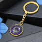 Clan Eliott Crest & Tartan Pendant Keychain