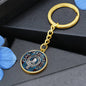 Clan Wedderburn Crest & Tartan Pendant Keychain