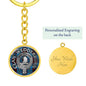 Clan Wedderburn Crest & Tartan Pendant Keychain