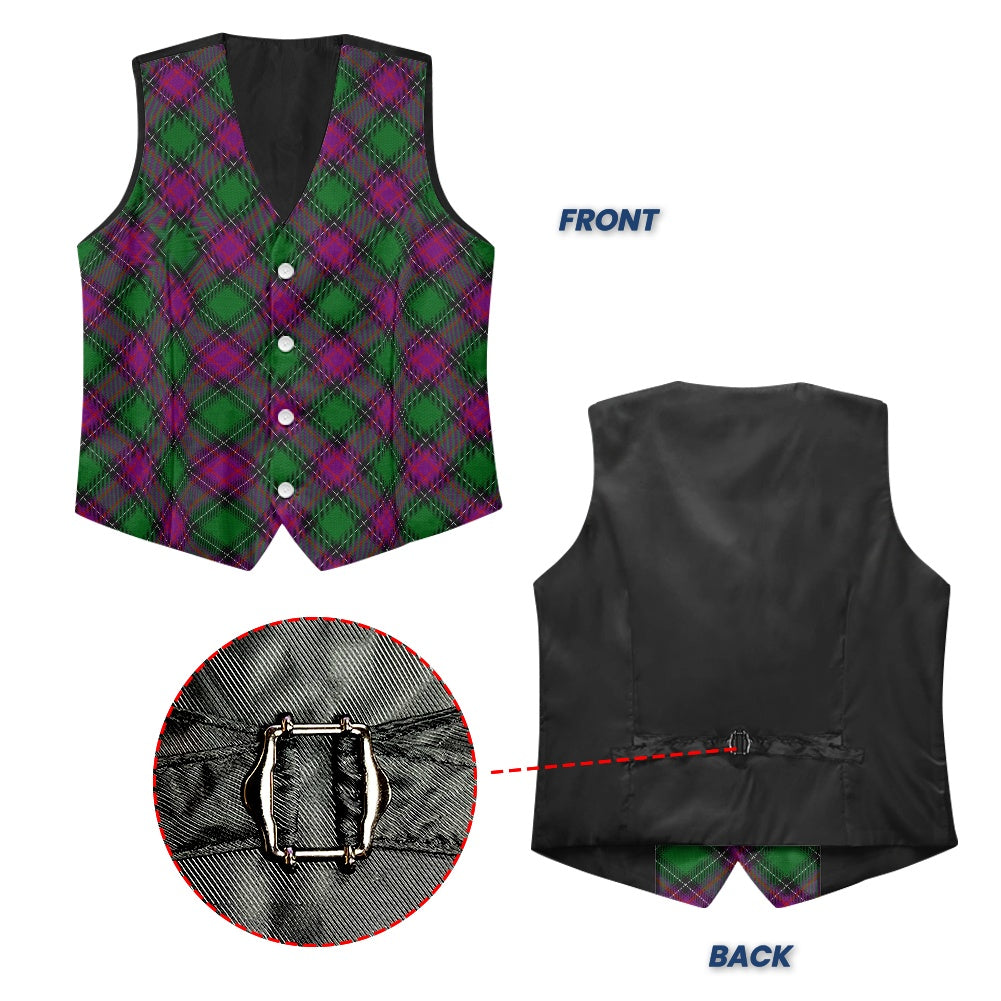 US State - New Hampshire Tartan Suit vest jacket