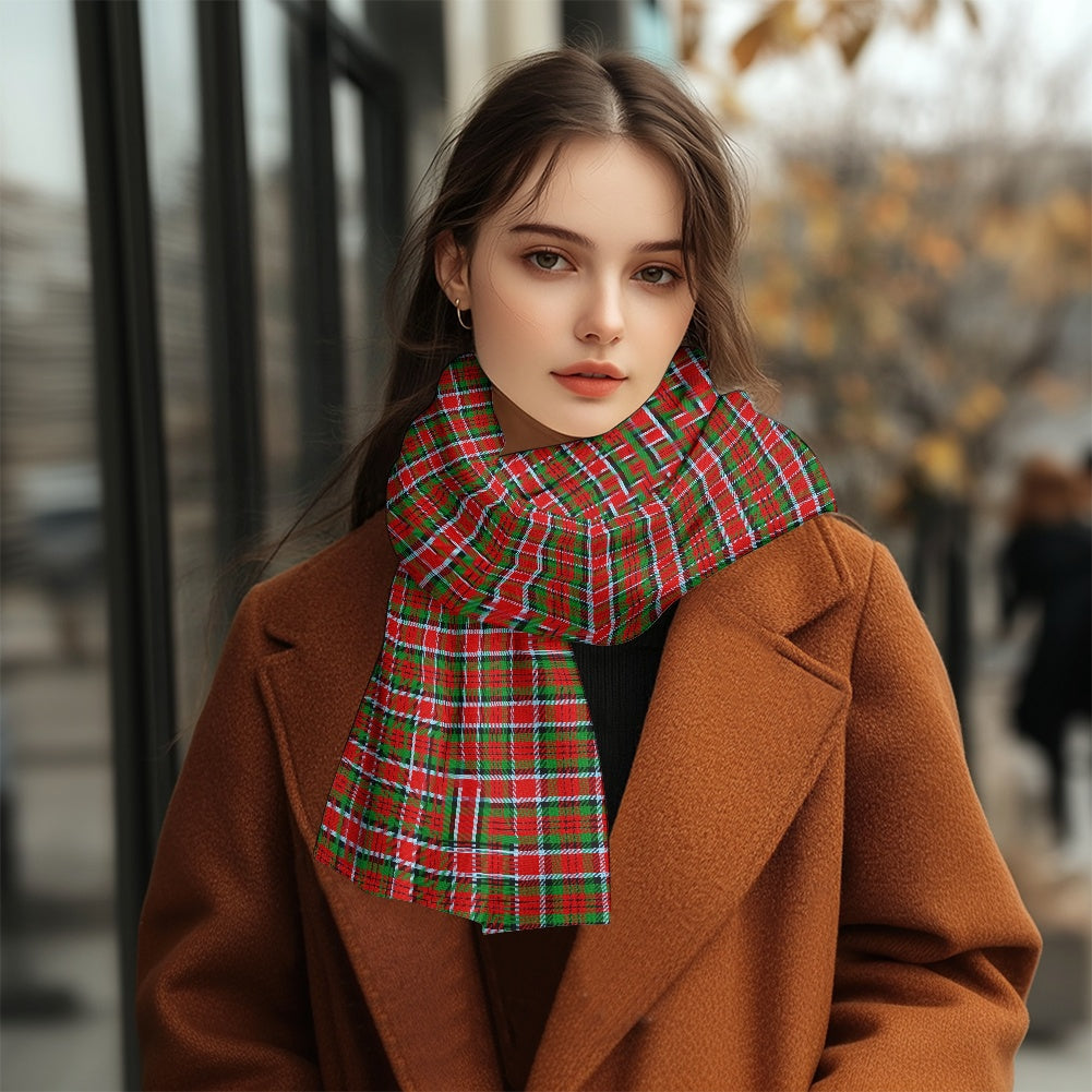 Clan Spens Tartan Fluffy scarf