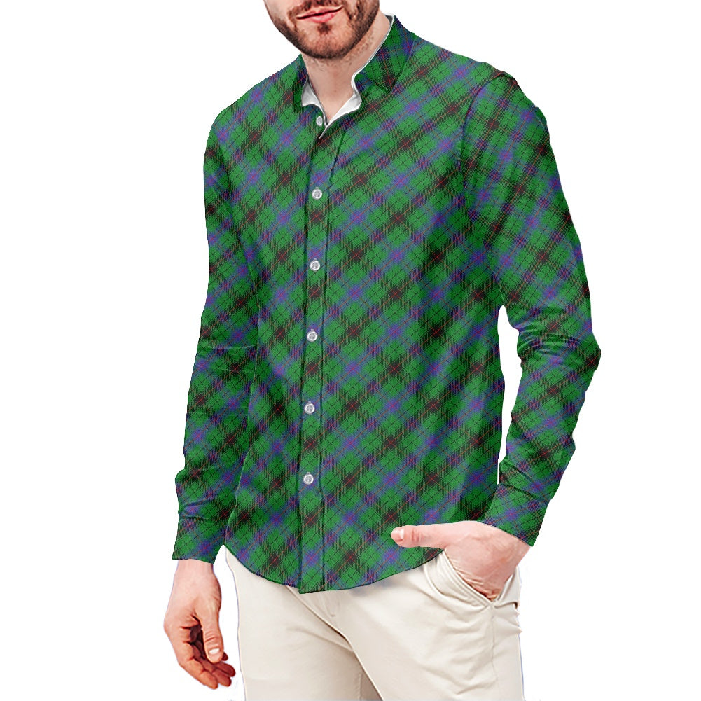 Clan Davidson Tartan long-sleeved shirt