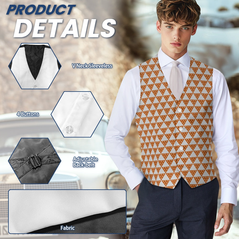 Wagara - Uroko Brown Suit vest jacket