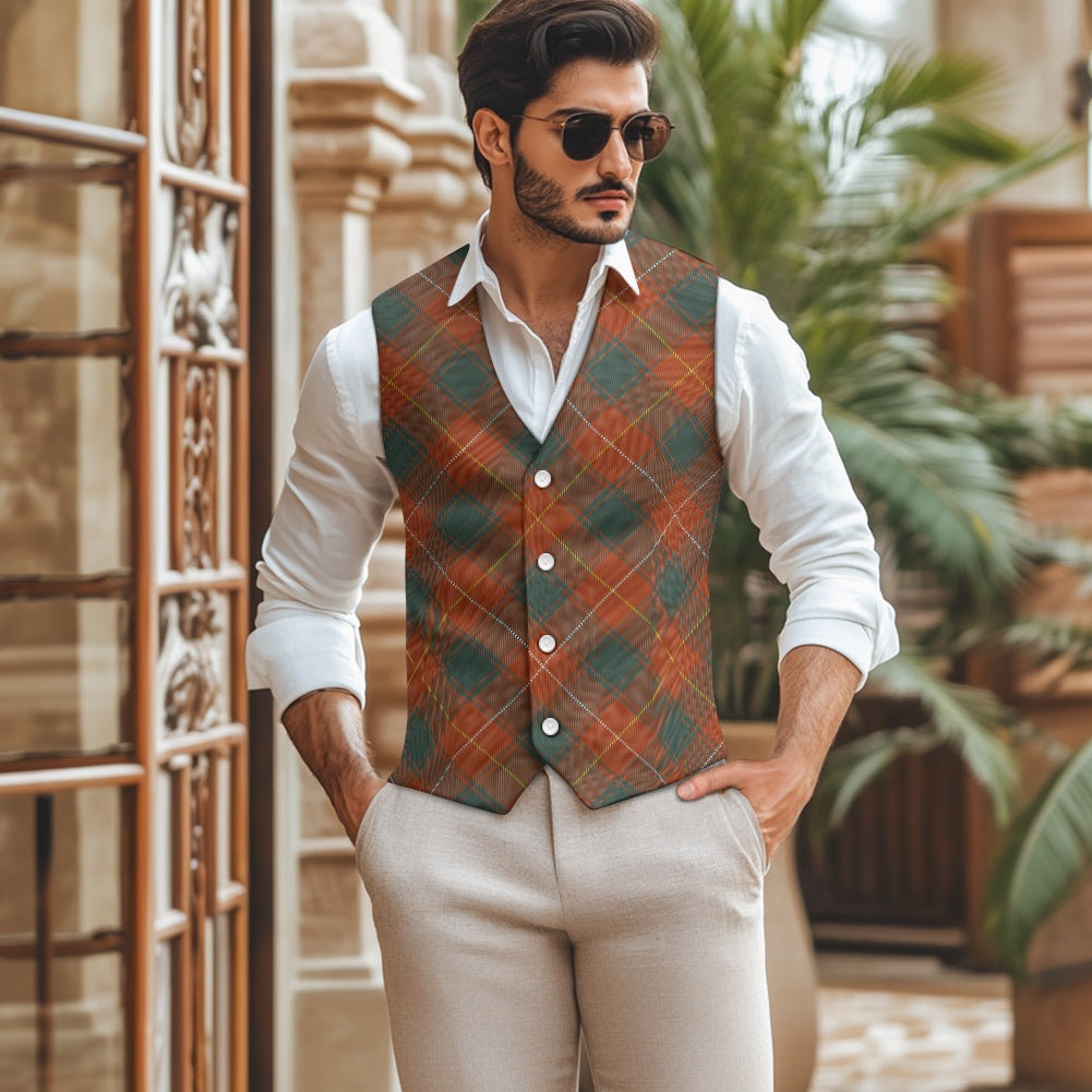 Clan MacPhee Ancient Tartan Suit vest jacket