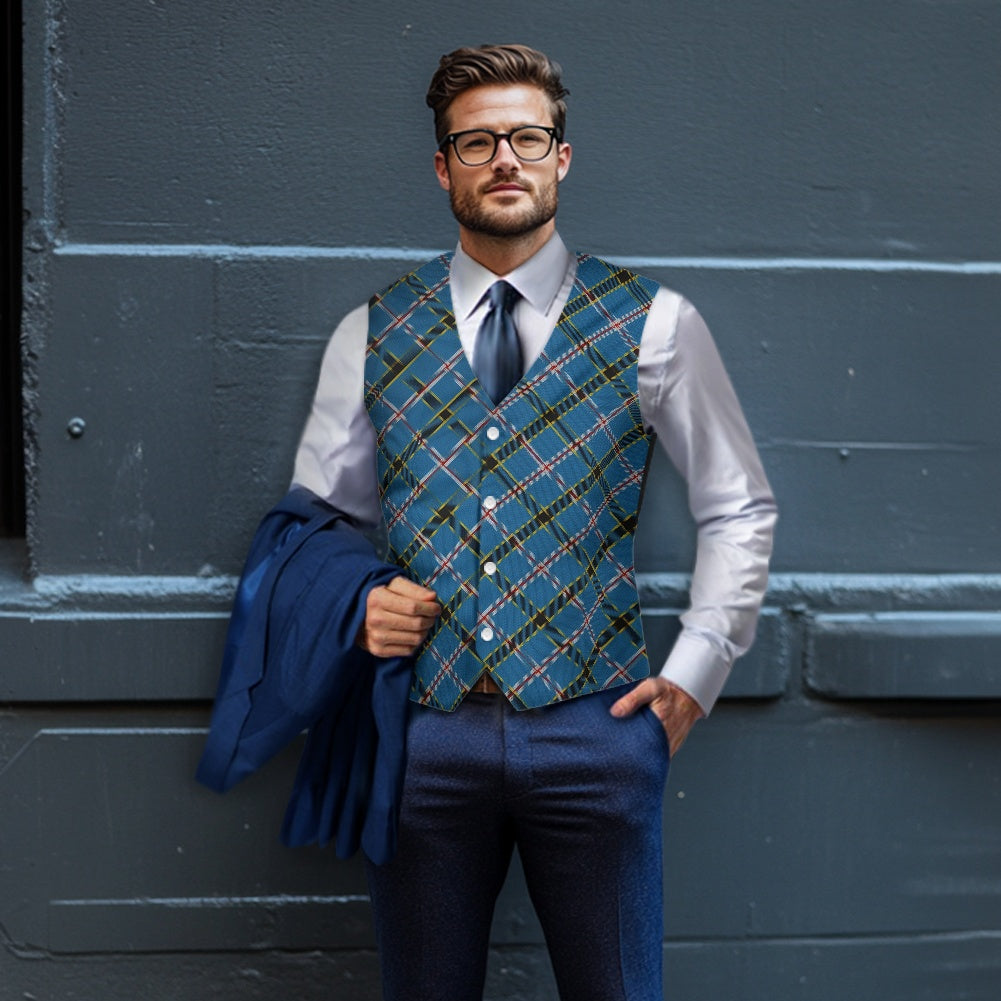 US State - Oklahoma Tartan Suit vest jacket