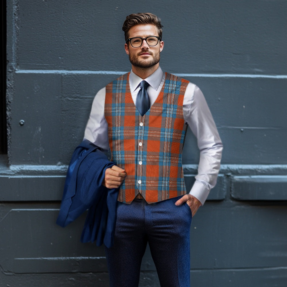 IrnBru Tartan Suit vest jacket