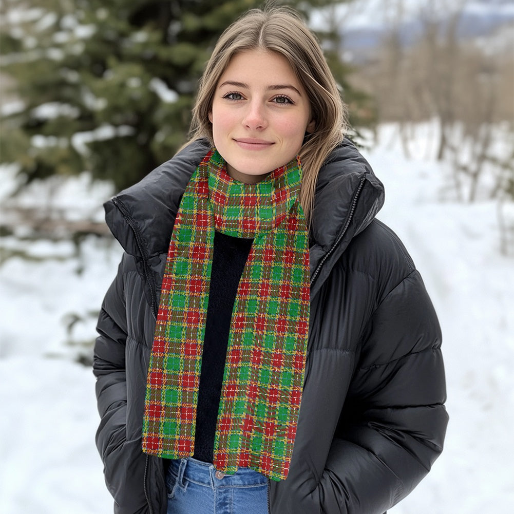 Clan Baxter Tartan Fluffy scarf