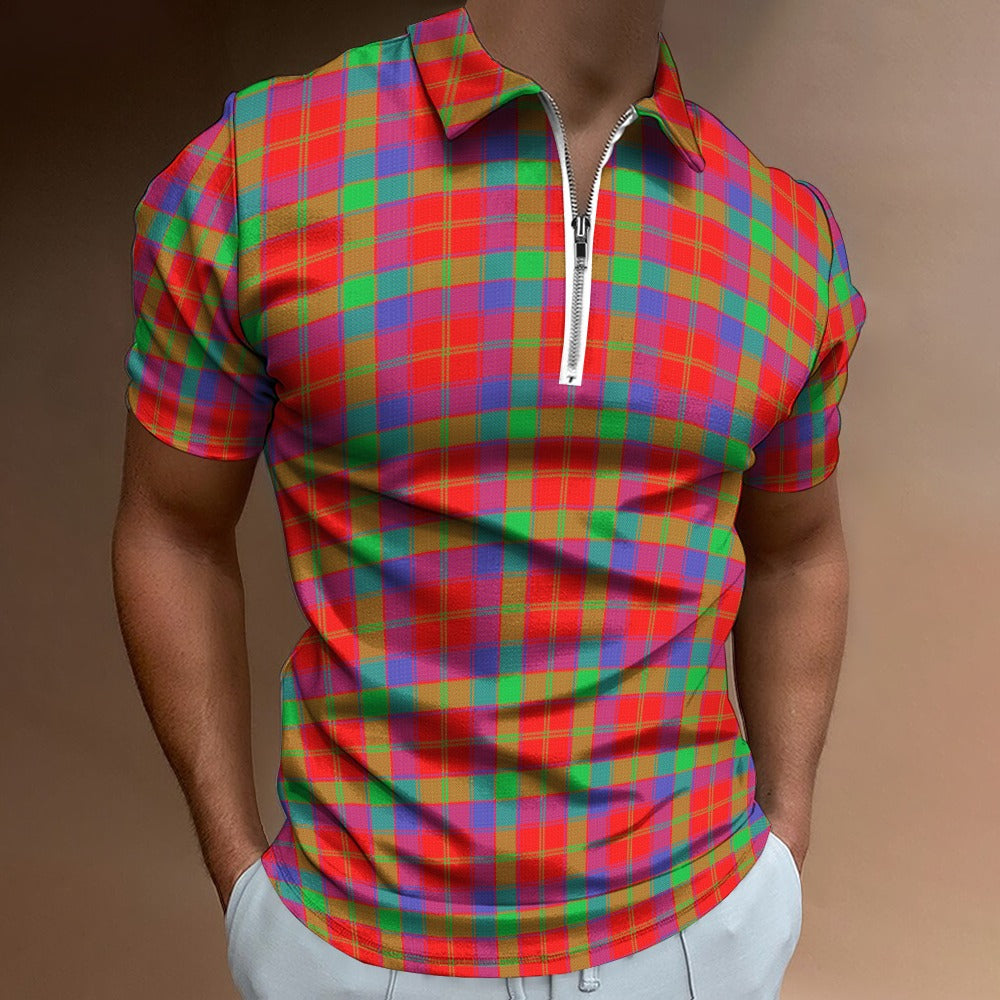 Clan Donnachaidh Tartan Short sleeve polo shirt
