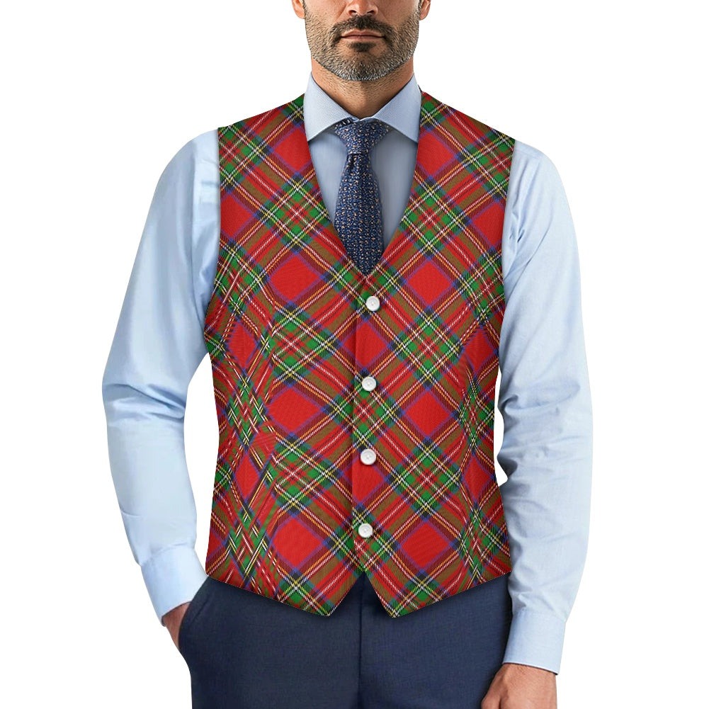Clan Stewart Tartan Waistcoat