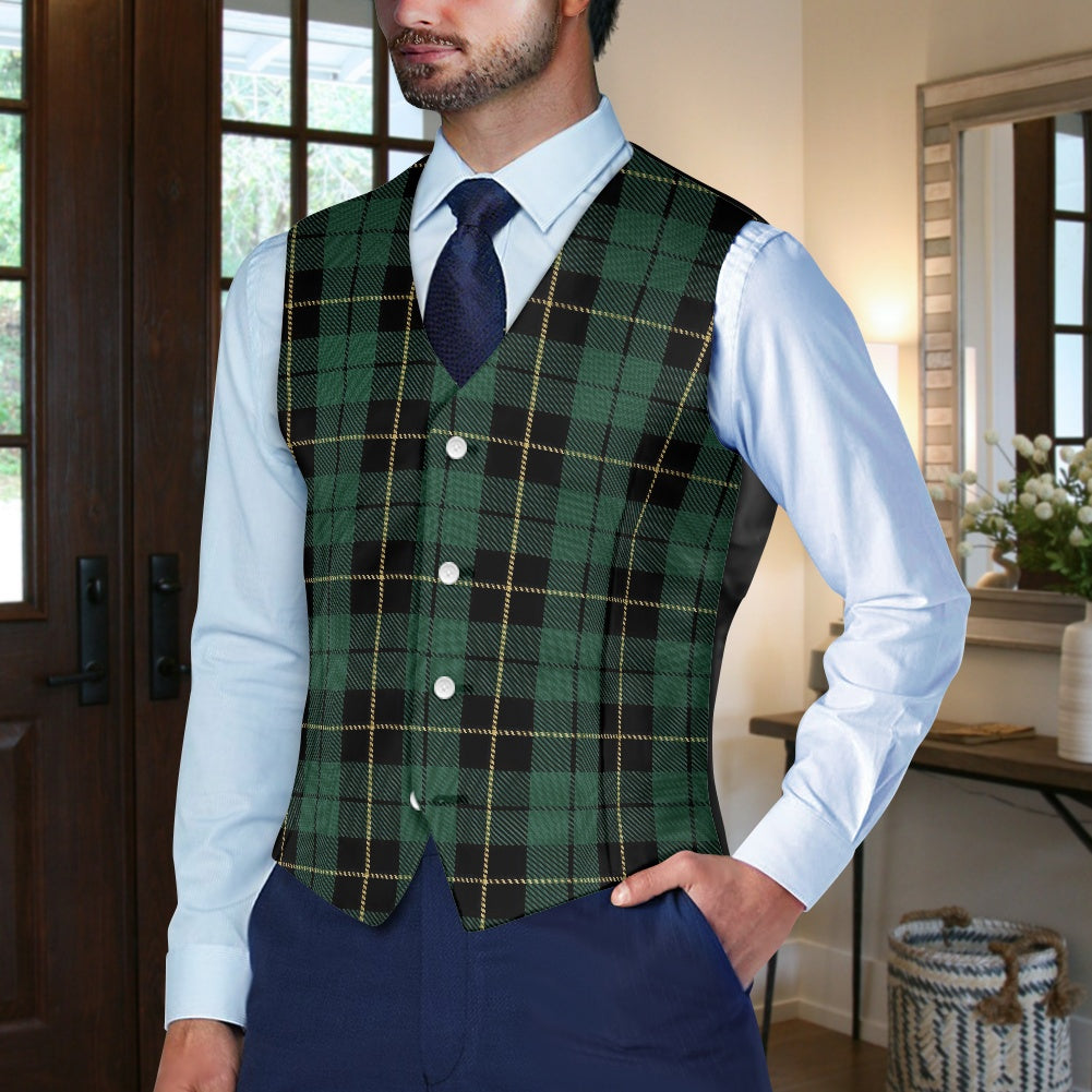 Clan Wallace Hunting Ancient Tartan Suit vest jacket