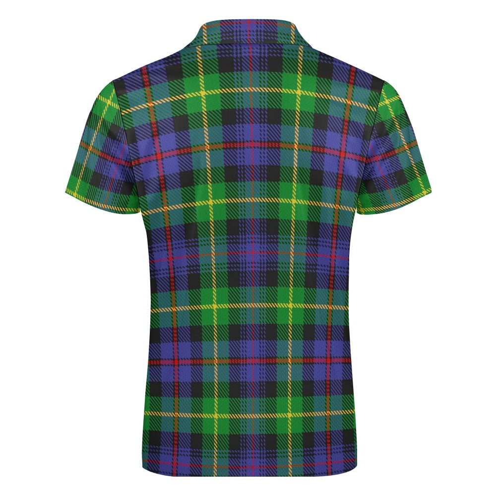 Clan Farquharson Tartan Short sleeve polo shirt