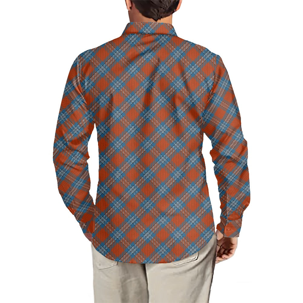 IrnBru Tartan Men's long-sleeved shirt