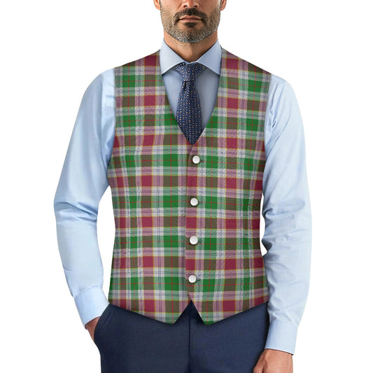 Cornish Rosevear Tartan Suit vest jacket